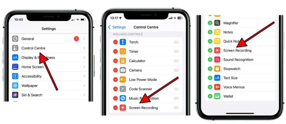 Steps to Screen Record on iPhone XR